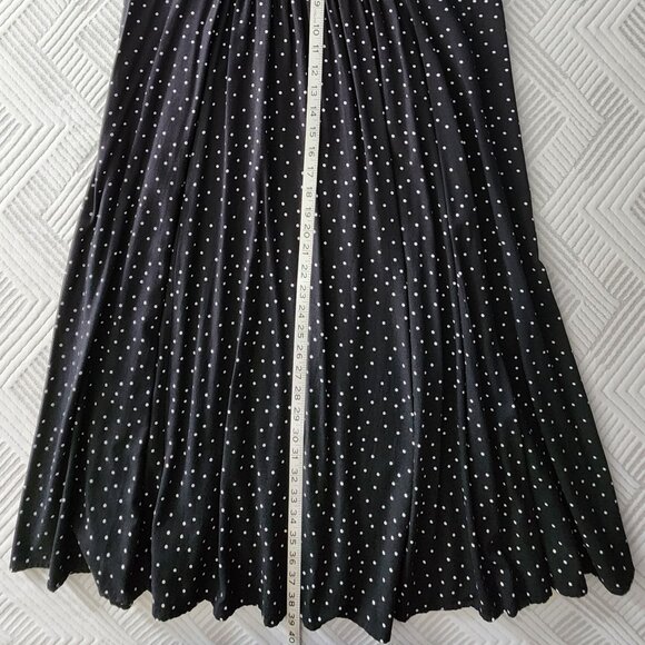 Gap Dress XL Tall Black with with polka dots - Picture 3 of 7